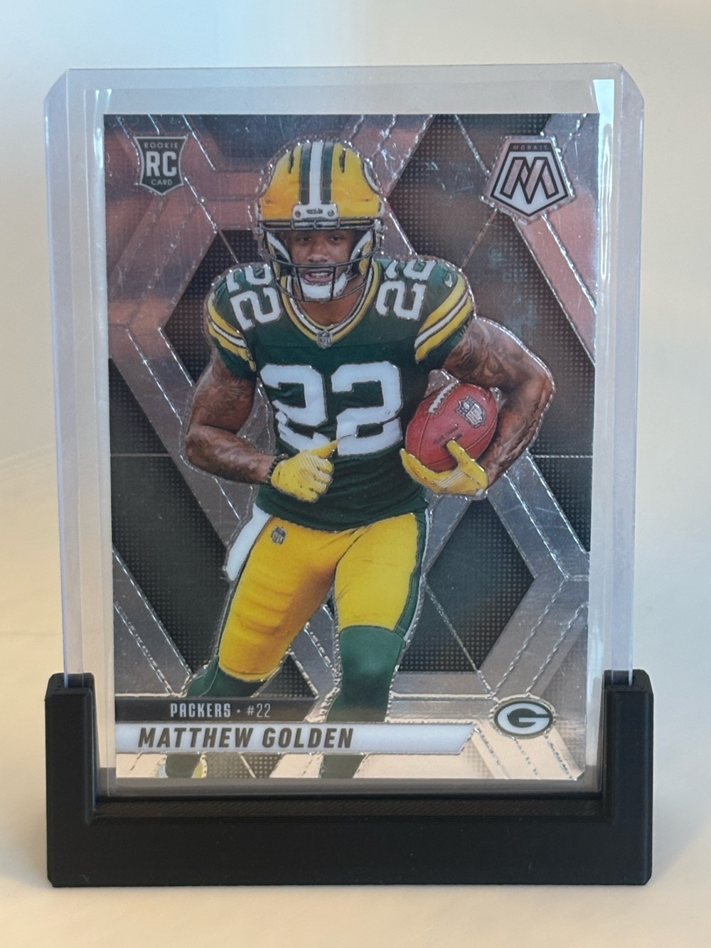 Matthew Golden 2025 Panini Mosaic Rookie RC #323 Green Bay Packers